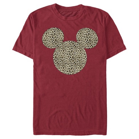 Men's Mickey & Friends Mickey & Mickey Mouse Cheetah Print Classic Ears T-Shirt - image 1 of 4