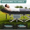 Sportneer Camping Cot for Adults, Heavy-Duty Portable Cot Bed with Mattress, Foldable Padded Sleeping Cots for Camping Travel Tent Day Bed Outdoor - 3 of 4