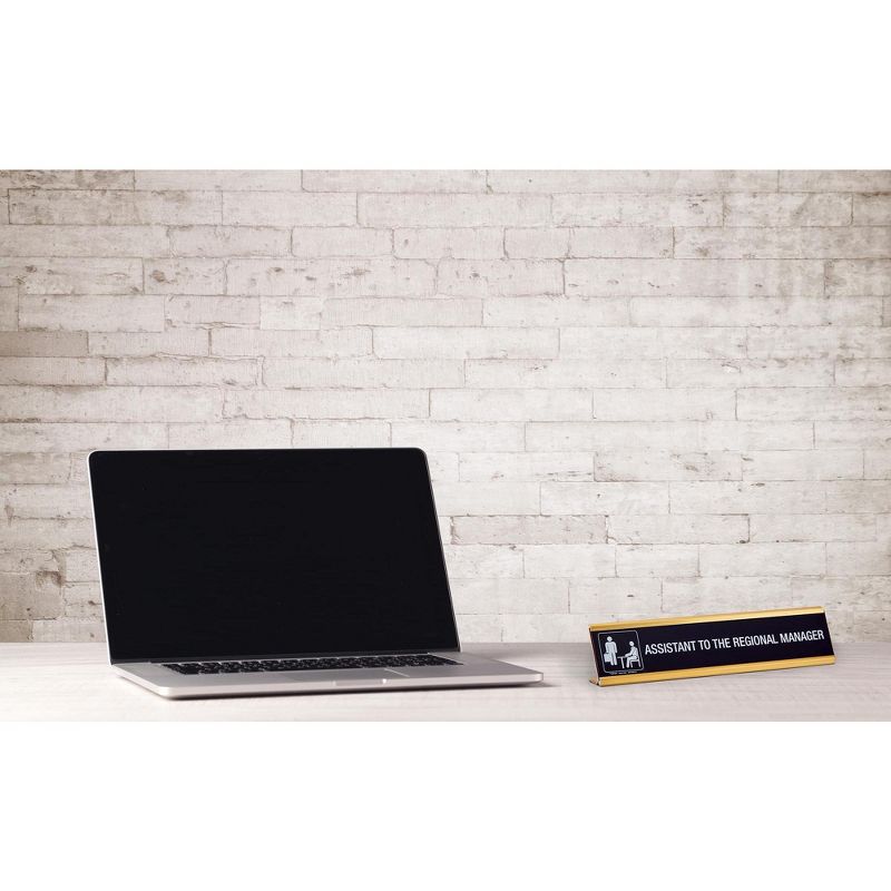 Just Funky The Office Assistant To The Regional Manager Desk Plate | Measures 10 x 2 Inches, 5 of 7