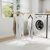 Tangkula 4 Legs Clothes Drying Rack w/8 Bamboo Hanging Rods 40 Hanger Slots for Indoor - 2 of 4