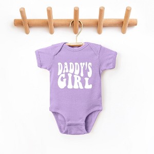 The Juniper Shop Daddy's Girl Wavy Baby Bodysuit - 1 of 2