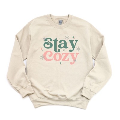 Simply Sage Market Women's Graphic Sweatshirt Stay Cozy Snowflake