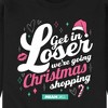 Men's - Mean Girls - Get In Loser Christmas Shopping Graphic Fleece Sweatshirt - 2 of 4