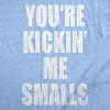 Maternity Tank Top Youre Kickin Me Smalls Funny Baseball Pregnancy Tank - Crazy Dog  With Movie Sayings - 2 of 4