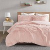 Leena Shaggy Faux Fur Duvet Set - 4 of 4