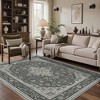 Abynow Medallion Distressed Persian Indoor Area Rug - 2 of 4
