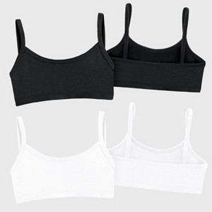 City Threads Soft 100% Cotton Training Bra 2-Pack - USA-Made - 1 of 4