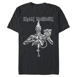 Mens Iron Maiden Seventh Son of a Seventh Son Black and White T Shirt - 1 of 3