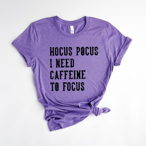 Simply Sage Market Women's Hocus Pocus Caffeine Short Sleeve Graphic Tee - 1 of 4