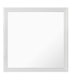 SHAKER METALLIC WHITE MIRROR - 1 of 1