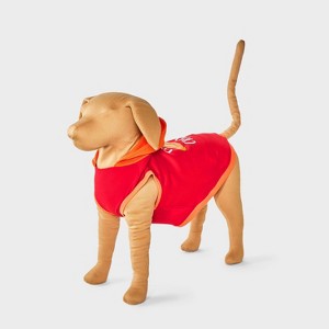 Thanksgiving Turkey Dog and Cat Hoodie Full Body Costume - Boots & Barkley™ Red - 1 of 4