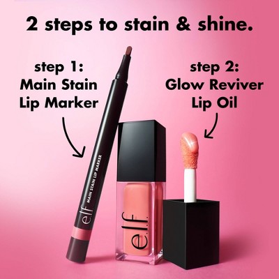 e.l.f. Main Stain Lip Marker - Hotvine - 0.034 fl oz
