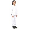 EVERYDAY KIDS Girls White Zip-Up Hoodie – Soft Fleece Jacket with Hood – All-Season Kids Sweatshirt for School, Play, or Layering - 4 of 4