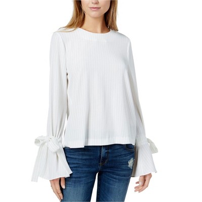 J.O.A. Womens Striped Knit Blouse
