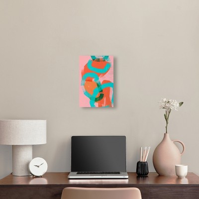 Candy Chain Modern Abstract Geometric Canvas Wall Art, 15" x 10"