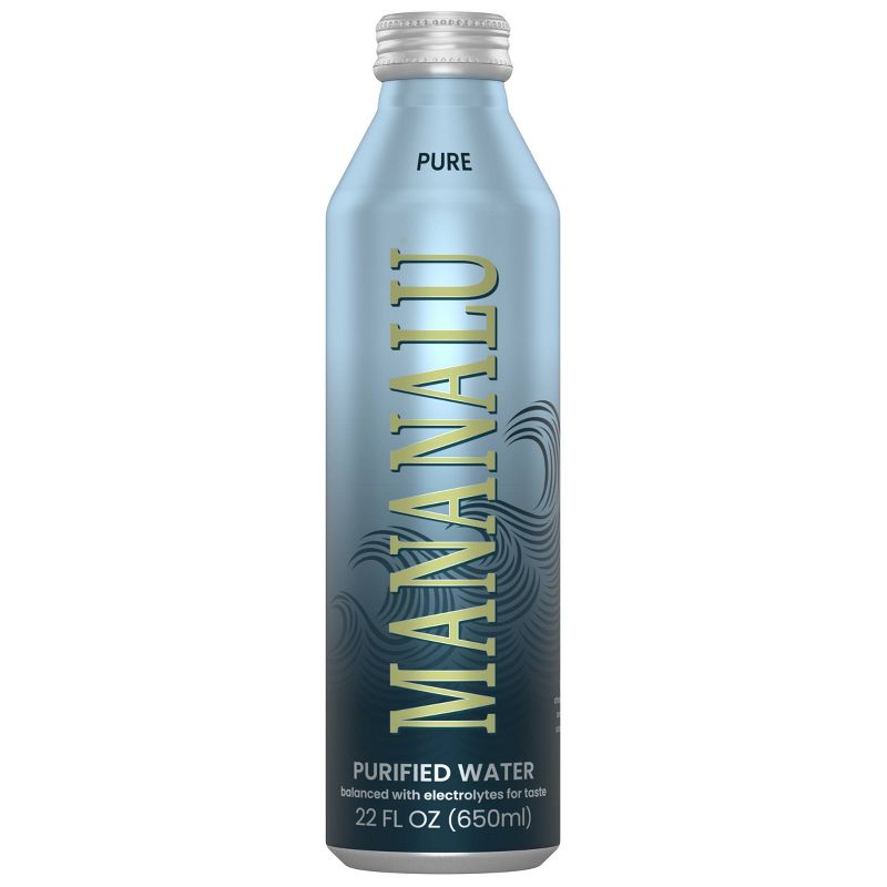 Mananalu Pure Water - 22 fl oz Refillable Bottle, 1 of 7