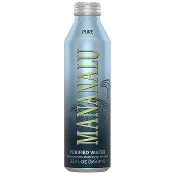 Mananalu Pure Water - 22 fl oz Refillable Bottle