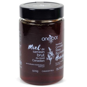 OneRoot Raw Buckwheat Honey - Unheated, Unfiltered and Unprocessed Natural Dark Honey, Rich in Antioxidants Pure Buckwheat - 1 of 1