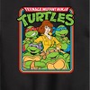 Boys' - Teenage Mutant Ninja Turtles - Retro Group April Graphic Long Sleeve Fleece Sweatshirt - 2 of 4