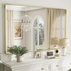 Apmir Rectangular Aluminum Alloy Framed and Tempered Glass Wall Bathroom Vanity Mirror in Matte Black/ Gold/ Silver/ Brown - 4 of 4