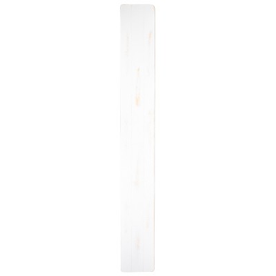 Antique Rustic White Solid Pine 8' Folding Farm Bench
