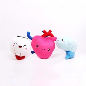 Nerdbugs Heart, Brain, & Eye Bundle Organ Plush Toy - 1 of 2