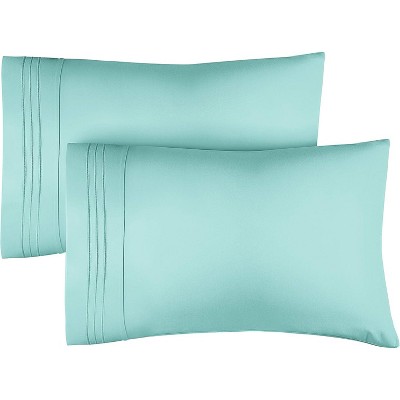 Ultra Soft Solid Pillowcases Set of 2 - Breathable & Comfortable Pillow Covers - CGK Linens