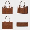 Generic Tote Handbag Set, Tote Bag for Women,Western Cow Print Purse Desogmer,Top Handle Handbags - 3 of 4