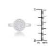 Slickblue Chic Style Pave Circle Ring for Women, 0.2ct CZ in Rose Goldtone/Goldtone/Silvertone, Clear Stones, Sizes 5-10 - 3 of 4