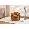 CAVINAS Teddy Accent Chair with Back Cushion,Modern Swivel Chairs with Storage Space for Bedroom,Reading Room - 2 of 4