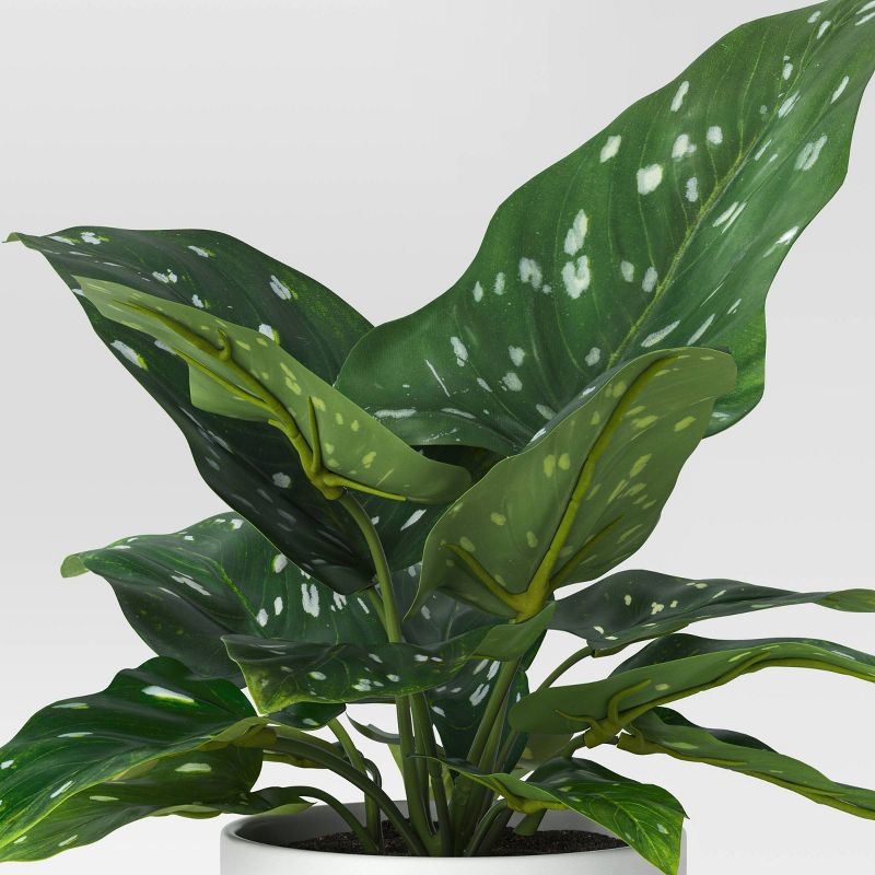 Artificial Calla Lily Leaf in Wood Planter - Threshold&#8482;, 4 of 6