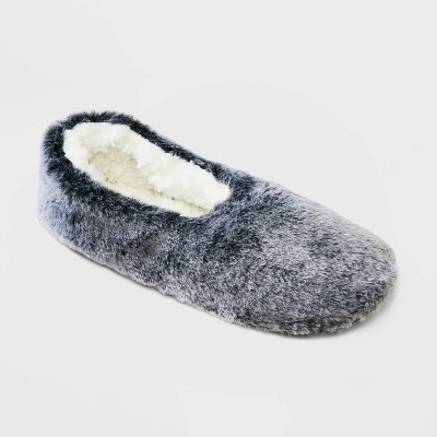 Black Fluffy Slipper Socks