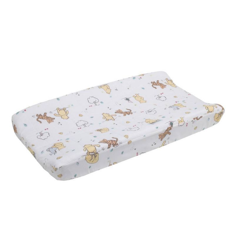 Disney Baby Winnie The Pooh Classic Pooh Quilted Changing Pad Cover, 1 of 4