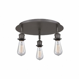 Ballston - 3 Light Flush Mount In Industrial Style-3.5 Inches Tall and 11.75 Inches Wide - 1 of 1
