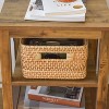 WeThinkStorage Hand Woven Rattan Storage Basket Natural - 4 of 4