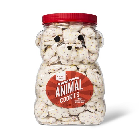 White Fudge Animal Cookies 44oz Market Pantry Target