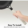imarku Removable Handle for 8-inch Honeycomb Cast Iron Skillet Pan, Detachable Handle Replacement, Grey - 4 of 4