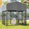 Mlmh & Kngwa 50.8"W All-Weather Protection & Safe Lock Design Dog Kennel - 4 of 4