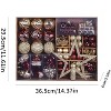 100-Piece Shatterproof Christmas Ornaments Set with Assorted Glitter Balls & Star Tree Topper for Xmas Wedding Anniversary Decor - 3 of 4