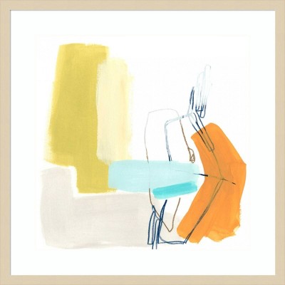 26" x 26" Adagio IV by June Erica Vess Framed Wall Art Print - Amanti Art