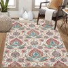 Nasitip Bohemia Area Rug,Machine Washable & Non-Slip, Soft Low Pile for Easy-Living Rooms - 2 of 4