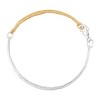 Silpada 'Calm Composure' Sterling Silver and Brass Bracelet, 7.5" - 2 of 4