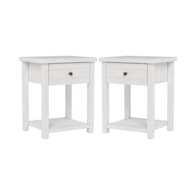 Hillsdale Furniture Set of 2 Harmony Wood Accent Tables