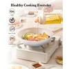 SUGIFT Nonstick Cookware Set with Lids, Steamer & Utensils, Die-Cast Aluminum, All-Stove Compatible, PFOA-Free - 4 of 4
