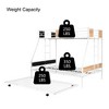 ALEXOUN Metal Twin over Full Bunk Bed with Trundle Heavy-duty Sturdy Metal Noise Reduced Safety Guardrail Wooden Decoration Convenient TrundleBunk - 4 of 4