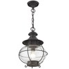 Livex Lighting Harbor 1 - Light Flush Mount in  Bronze - 3 of 4