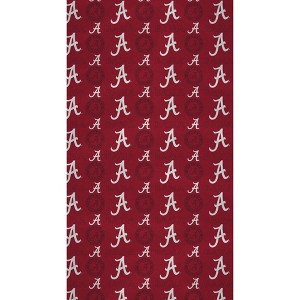 NCAA Alabama Crimson Tide 40"x72" Beach Towel: Sports Team Logo Plush - 1 of 4
