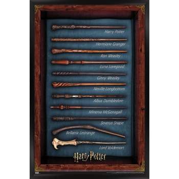 Trends International The Wizarding World: Harry Potter - Wands Framed Wall Poster Prints