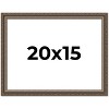 PosterPalooza | Sculpted Silver Picture Frame - UV Acrylic, Backing Board, Hanging Hardware Included - 2 of 4