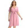 Women's Plus Size  A Line Flowy Party Midi Dresses - 2 of 4